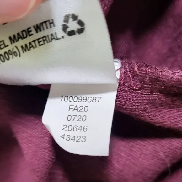 Club Room Mens Large Maroon 1/4 Zip French Rib Long Sleeve Pullover Sweater - Picture 4 of 9